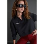 GRIMELANGE LANEY Kadın Organik Pamuklu Antrasit Sweatshirt