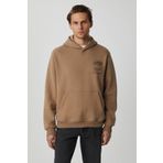 Grimelange Legandary Erkek Yumuşacık Vizon Sweatshirt, M