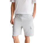 Grimelange LIONEL Erkek Kargo Cepli Beli Lastikli Comfort Fit Karmelanj Şort Karmelanj XL