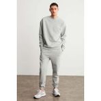 Grimelange Marshall Erkek Pamuklu İçi Polarlı Nakışlı Relaxed Eşofman Takımı, Grimelanj, 2XL