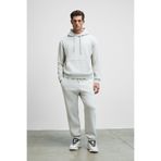 GRIMELANGE MARSHALLHOODIE Erkek Pamuklu İçi Polarlı Nakışlı Relaxed Gri Eşofman Takımı