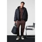 GRIMELANGE MARSHALLHOODIE Erkek Pamuklu İçi Polarlı Nakışlı Relaxed Kahverengi Eşofman Takımı