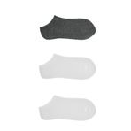 Grimelange Nıklaus Bamboo Erkek Patik 3'lü Paket Antrasit/beyaz/beyaz Çorap Antrasit/Beyaz/Beyaz 41-44