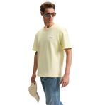 Grimelange Noir Erkek%100 Organik Pamuk Bisiklet Yaka Kısa Kol Regular Sarı T-Shirt, S