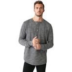 Grimelange Patrick Erkek Triko Waffle Özel Dokulu Kalın Premium Kumaşlı Düğme Detaylı T-shirt, Grimelanj, S