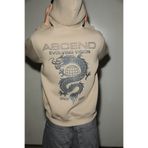 GRIMELANGE PLAIN Erkek Organik Pamuklu İçi Polarlı Kangru Cepli Bakılı Rwgular Taş Rengi Sweatshirt