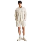 Grimelange RAMADANP009 Erkek 75% Pamuk 25% Polyester Bej Şort Bej 2XL