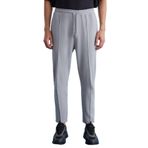 Grimelange Scuby Erkek Diagonel Organik Kumaşlı İçi Polarsız Nervürlü 3 Cepli Jogger Eşofman Altı, Taş Rengi, XL