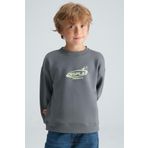Grimelange SHAKE Erkek Çocuk Gri Sweatshirt Gri 5-6 Yaş
