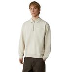 Grimelange Shiftd Erkek Fermuarlı Yaka Uzun Kollu Fermuarlı Bej Sweatshirt, M