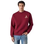Grimelange Sınner Erkek Yumuşacık Kumaşlı Bordo Sweatshirt, M