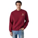 Grimelange Sınner Erkek Yumuşacık Kumaşlı Bordo Sweatshirt, XL