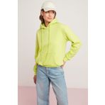 GRIMELANGE SUCELY Kadın İçi Polarlı Yumuşacık Yeşil Sweatshirt