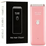 Grimgrow Köpek Kedi Ev Saçı Su Geçirmez Kesme Makinesi Taşınabilir Elektrikli USB Şarj Edilebilir Evcil Hayvan Bakım Araçları Düşük Gürültülü Tıraş Makinesi Kablosuz Düzeltici Küçük ve Büyük Evcil Hayvanlar için