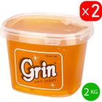 Grin Ekolojik Arap Sabunu, 2 Adet 2 kg Organik Jel Sabun, Ayçiçek Yağı Özlü Doğal Sıvı Sabun, Orijinal Formul, Paket Toplam 4 kg
