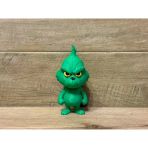 Grinch Dekoratif Figür - 3D Yazıcı Tasarım Yılbaşı Temalı Biblo - Huysuz Yeşil Karakter