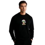 Grinch Unisex Sweatshirt (50, Siyah, S)