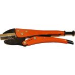 Grip-On Düz ve Oval Çene Ayarlı Pense 233 mm - Siyah - Turuncu
