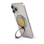 Gripfit Premium Serisi 360 Manyetik Telefon Tutucu Ve Standlı Kevlar Karbon Ve Alüminyum Yüzük Yellow