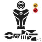 Grippatch Honda Cl250 2025 İle Uyumlu Kaydırmaz 6D Karbon 21 Parça Tank Pad Seti Gc75