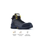 Gripper Force Gray-Black S3 SRC HRO Vibram Mikrofiber Nubuk Deri Fiberglass Burun İş Botu