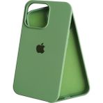 Gritty Apple iPhone 15 Pro Max ile Uyumlu Premium Ultra Koruma Kadife Iç Dokulu Lansman Telefon Kılıfı - Yeşil