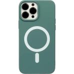 Gritty iPhone 12 Pro Max Uyumlu Lansman Magsafe Telefon Kılıfı - Yeşil