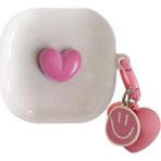 Gritty Samsung Galaxy Buds 2 - Buds Pro - Buds Live - Buds 2 Pro Uyumlu Kalpli Kulaklık Kılıfı - Pembe