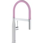 Grohe 124976 Pembe Essence New Tek Kumandalı Eviye Bataryası