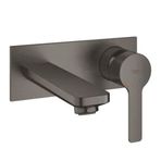 Grohe 19409AL1 Lineare M-boyut Gri İki Delikli Ankastre Lavabo Bataryası