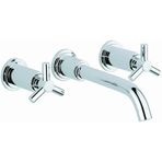 Grohe 20387000 Atrio 3 Delikli Duvardan Ankastre Lavabo Bataryası
