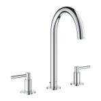 Grohe 20649000 Atrio Üç Delikli 1/2 inç L Lavabo Bataryası