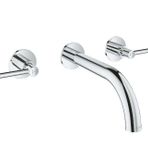 Grohe 20662000 Atrio Üç Delikli 1/2 inç M Boyut Lavabo Bataryası