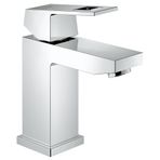Grohe 2313300A Eurocube S Boy Tek Kulplu Tek Delikli Banyo Bataryası Az Tahliye - 1,2 GPM, Starlight Krom