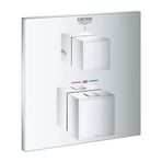 Grohe 24154000 Grohtherm Cube Termostatik Banyo Bataryası