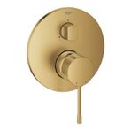Grohe 24169GN1 Essence Gümüş Tek Kumandalı 3 Yönlü Banyo Bataryası