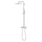Grohe 26670001 Tempesta System 250 Duvara Monte Termostatik Bataryalı Duş Sistemi