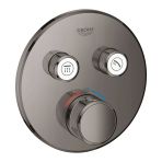 Grohe 29119A00 Grohtherm Smartcontrol Sert Grafit Termostatik Ankastre Banyo Bataryası