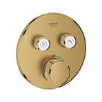 Grohe 29119GN0 Grohtherm Smart Control Brushed Cool Sunrise Çift Valfli Ankastre Termostatik Duş Bataryası