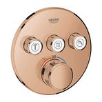 Grohe 29121DA0 Grohtherm Smart Control Üç Valfli Warm Sunset Ankastre Termostatik Duş Bataryası