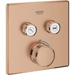 Grohe 29124DL0 Grohtherm Smart Control Çift Valfli Akış Kontrollü Ankastre Termostatik Duş Bataryası