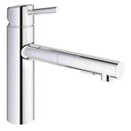 Grohe 30273001 Concetto Tek Kumandalı Spiralli Eviye Bataryası