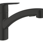 Grohe 303072431 Mat Siyah Start Spiralli Eviye Bataryası