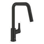 Grohe 306192430 Eurosmart Mat Siyah Eviye Bataryası