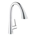 Grohe 32294002 Zedra Spiralli 2 Fonksiyonlu Krom Eviye Bataryası