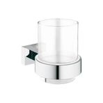 Grohe 40508001 Essentials Banyo Aksesuarı Cube Sabunluk Ve Diş Fırçalık Tutacağı