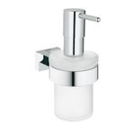 Grohe 40756001 Eurocube Krom Sıvı Sabunluk Seti