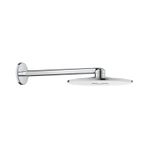 Grohe 430 mm 2 Akışlı Krom Beyaz Rainshower Smartactive 310 Tepe Duşu Seti
