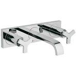 Grohe Allure 3 Delikli Duvardan Lavabo Bataryası