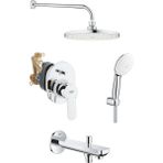 Grohe Bauedge Çıkış Uçlu Ankastre Banyo/duş Seti - Krom